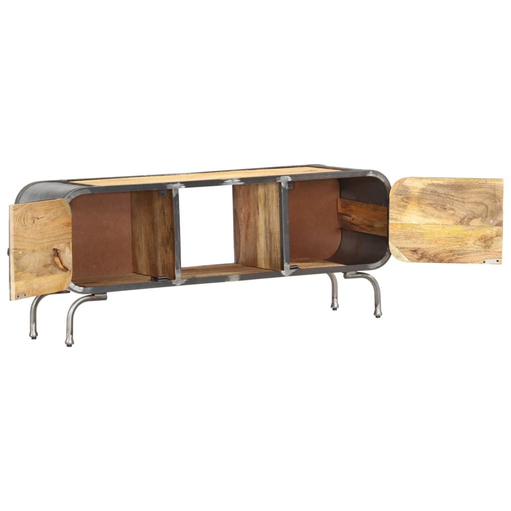 TV-Möbel Trä TV-Bänk 110x30x42 cm massivt mangoträ
