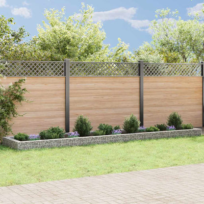 Planteringsgabion upphöjd galvaniserat stål 500x100x20 cm