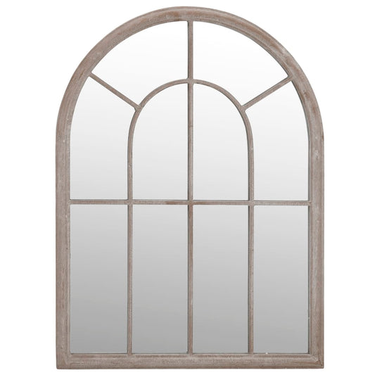 Väggspegel sandfärgad 60x45 cm järn för inomhusbruk