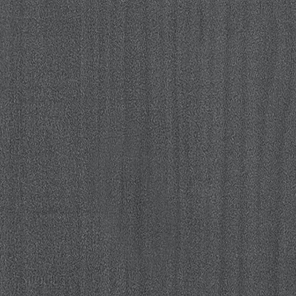 Odlingslåda grå 200x50x70 cm massiv furu