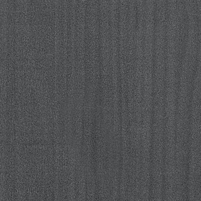 Odlingslåda grå 200x50x70 cm massiv furu