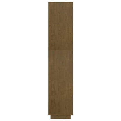 Bokhylla Honungsbrun 60x35x167 cm massiv furu