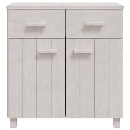 Skänk Vit HAMAR 79x40x80 cm massiv furu