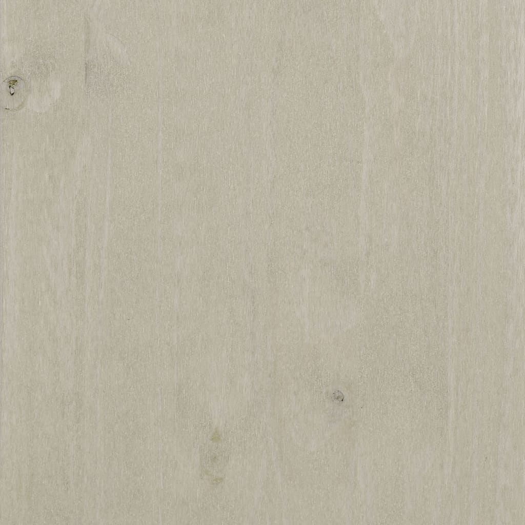 Skänk Vit HAMAR 79x40x80 cm massiv furu