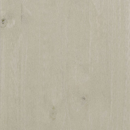 Skänk Vit HAMAR 79x40x80 cm massiv furu