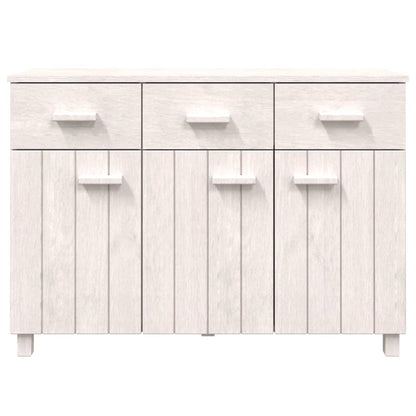 Skänk Vit HAMAR 113x40x80 cm massiv furu