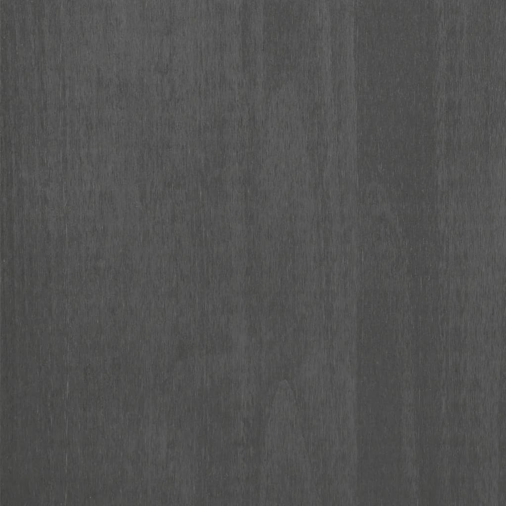 Skänk Grå HAMAR mörkGrå 113x40x80 cm massiv furu