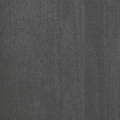 Skänk Grå HAMAR mörkGrå 113x40x80 cm massiv furu