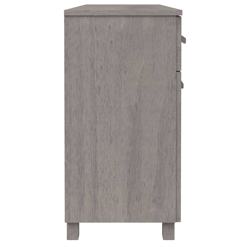 Skänk Grå HAMAR ljusGrå 113x40x80 cm massiv furu