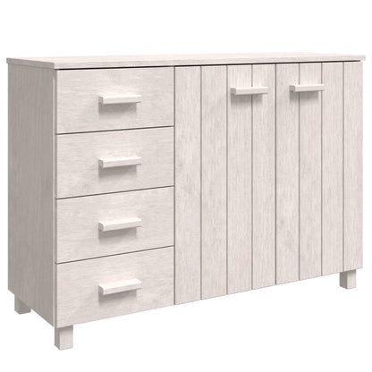 Skänk Vit HAMAR 113x40x80 cm massiv furu