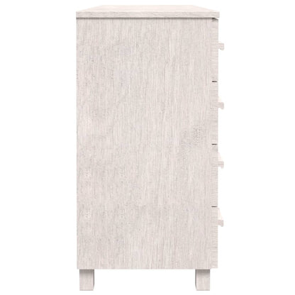 Skänk Vit HAMAR 113x40x80 cm massiv furu