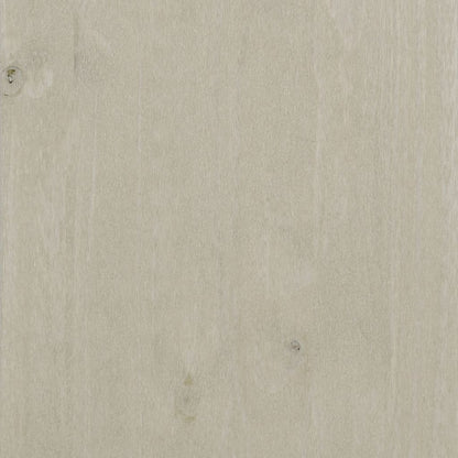 Skänk Vit HAMAR 113x40x80 cm massiv furu