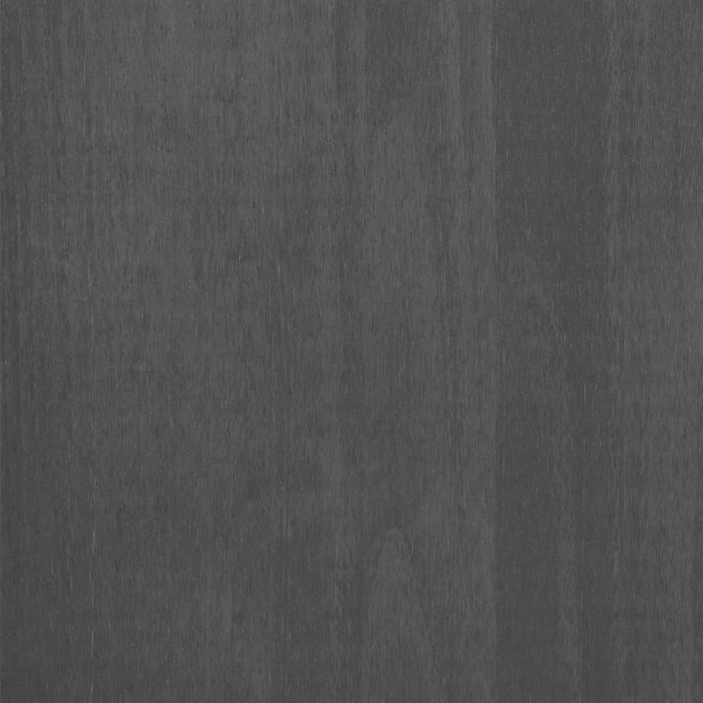 Skänk Grå HAMAR mörkGrå 113x40x80 cm massiv furu