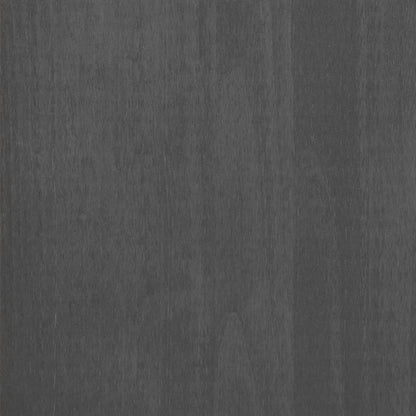 Skänk Grå HAMAR mörkGrå 113x40x80 cm massiv furu