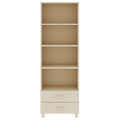 Skåp Brun Honungsbrun HAMAR 60x35x180 cm massiv furu