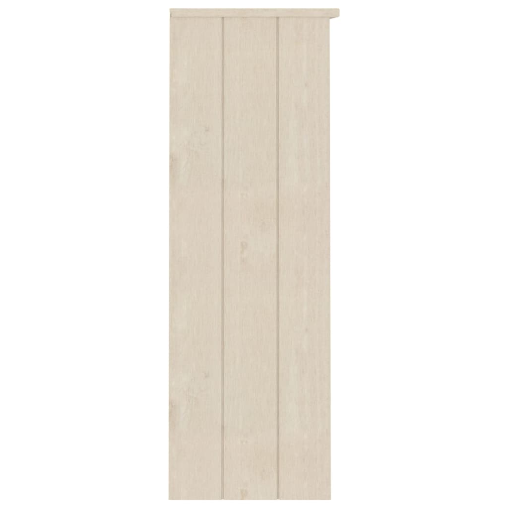 Bokhylla Honungsbrun Överdel till Skåp HAMAR 85x35x100 cm massiv furu