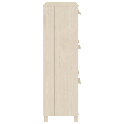 Skoställ Brun Honungsbrun 59,5x35x117 cm massiv furu