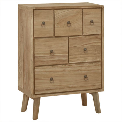 Byrå Trä 56x30x80 cm massiv teak