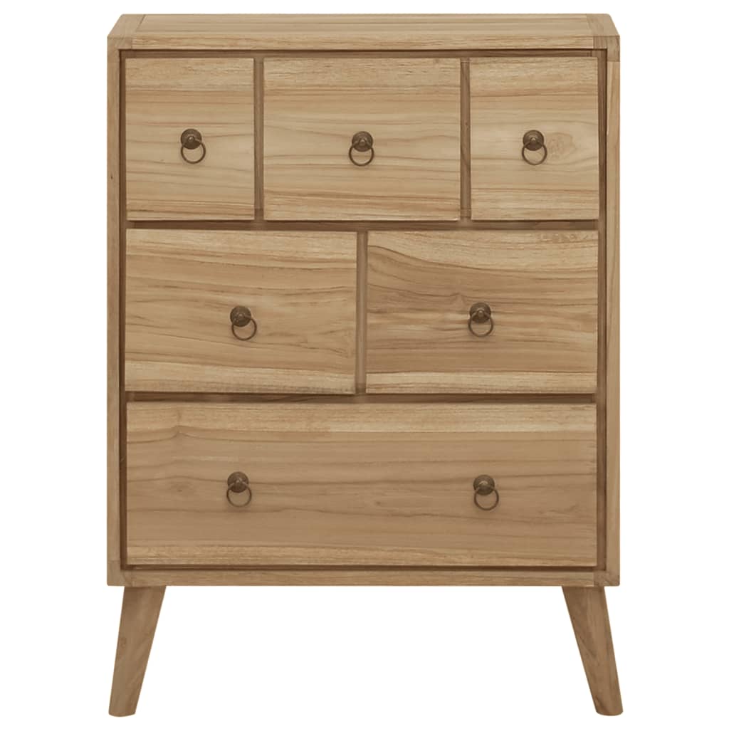 Byrå Trä 56x30x80 cm massiv teak