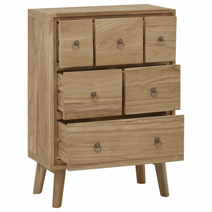 Byrå Trä 56x30x80 cm massiv teak