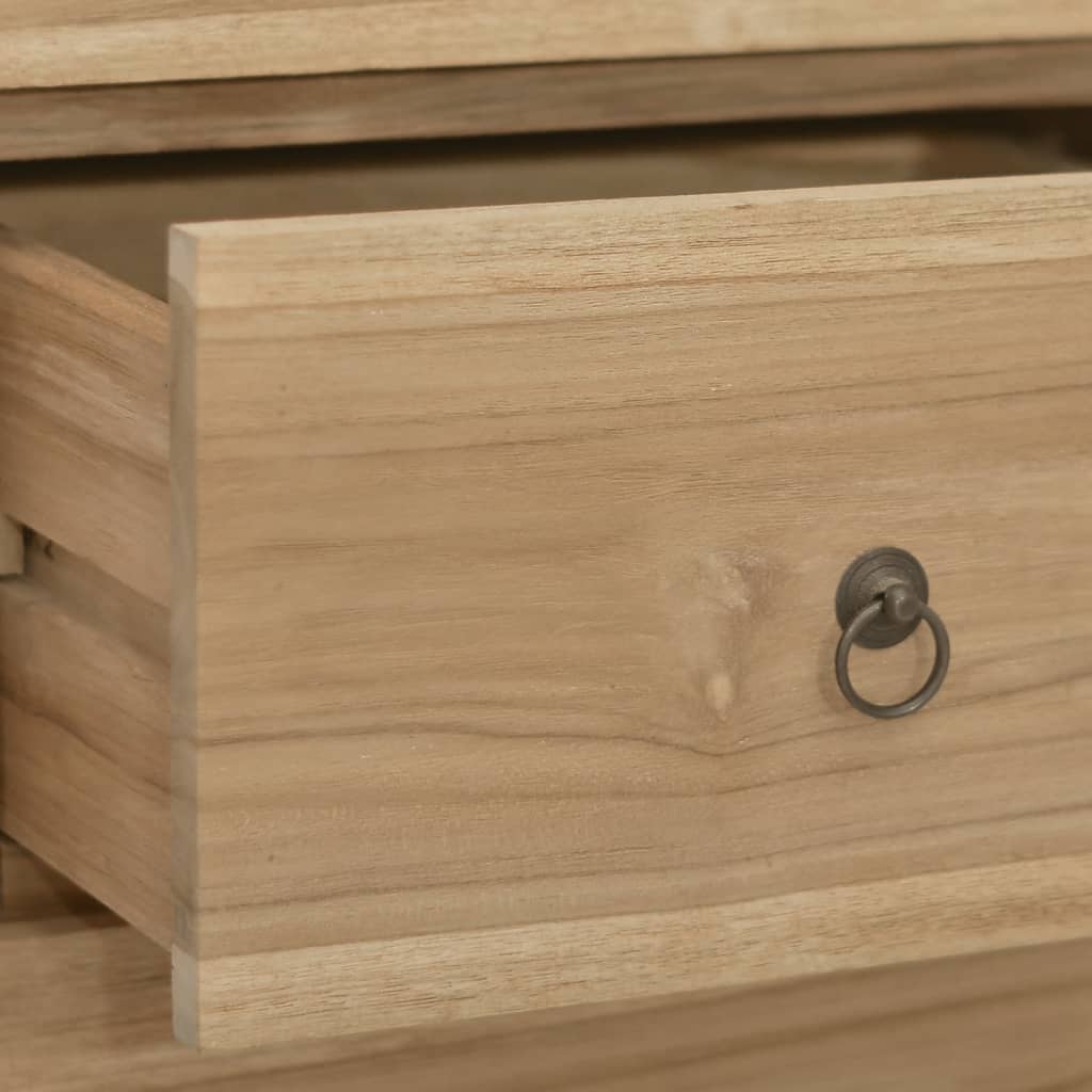 Byrå Trä 30x30x90 cm massiv teak