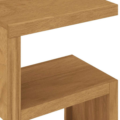 Sidobord Trä 45x30x60 cm massiv teak