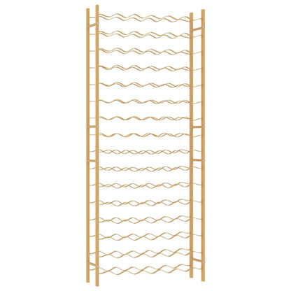 Vinställ för 96 flaskor guld metall