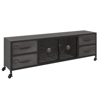 TV-Möbel DIV. TV-Bänk silver 110x30x40 cm järn