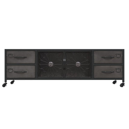 TV-Möbel DIV. TV-Bänk silver 110x30x40 cm järn