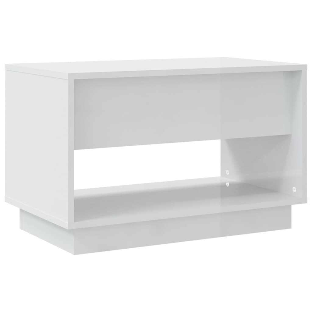 TV-Möbel Högglans Vit TV-Bänk 70x41x44 cm