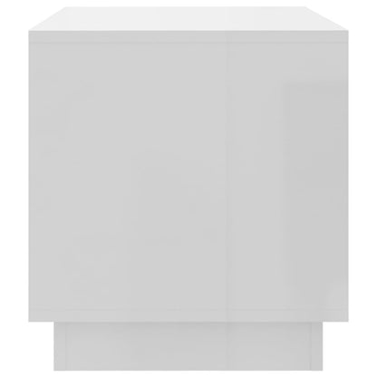 TV-Möbel Högglans Vit TV-Bänk 70x41x44 cm