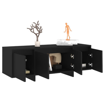 TV-Möbel Svart TV-Bänk 120x30x40,5 cm