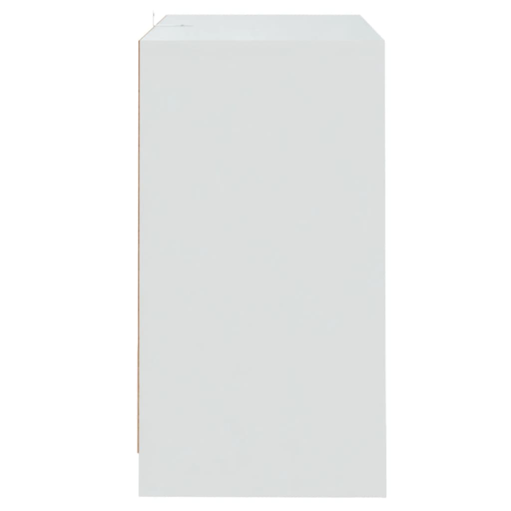 Skänk vit 70x41x75 cm konstruerat trä