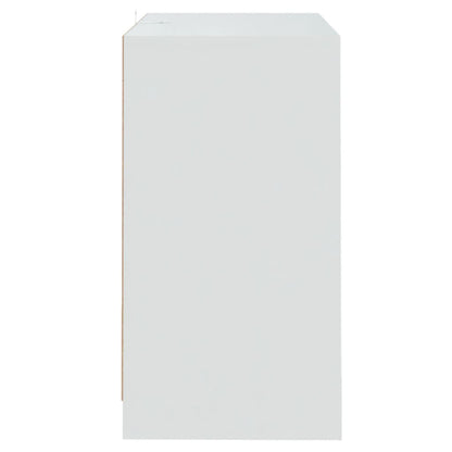 Skänk vit 70x41x75 cm konstruerat trä