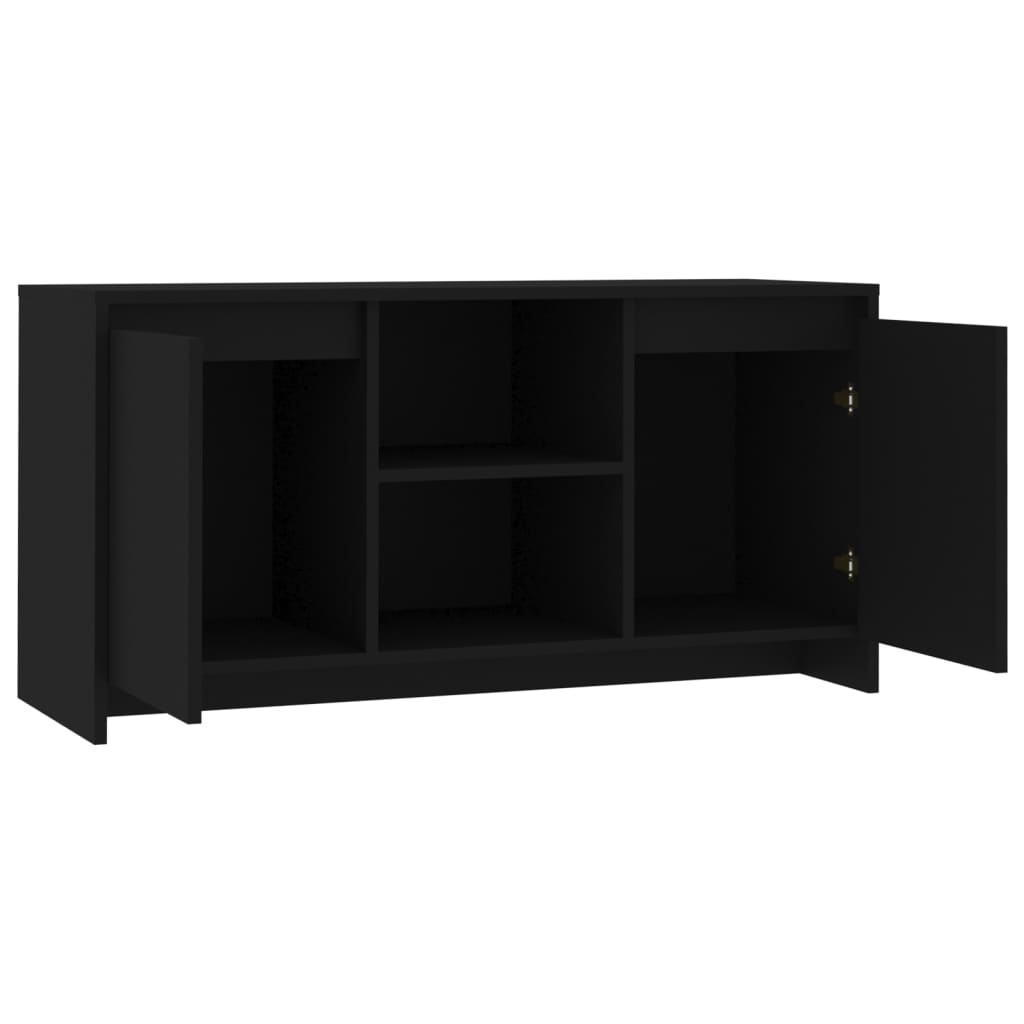 TV-Möbel Svart TV-Bänk 102x37,5x52,5 cm