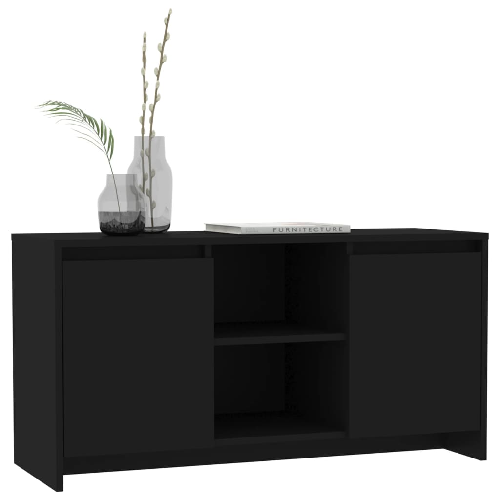 TV-Möbel Svart TV-Bänk 102x37,5x52,5 cm