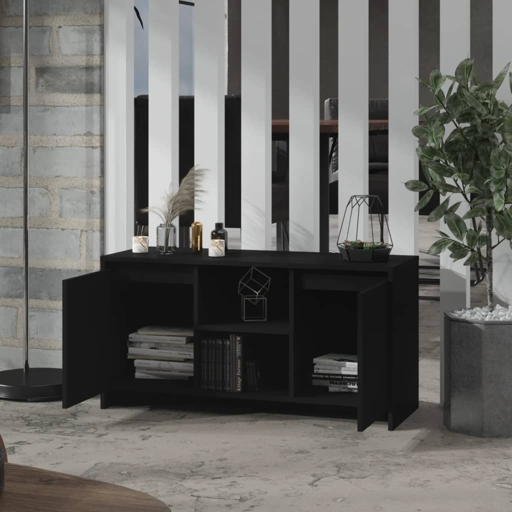 TV-Möbel Svart TV-Bänk 102x37,5x52,5 cm