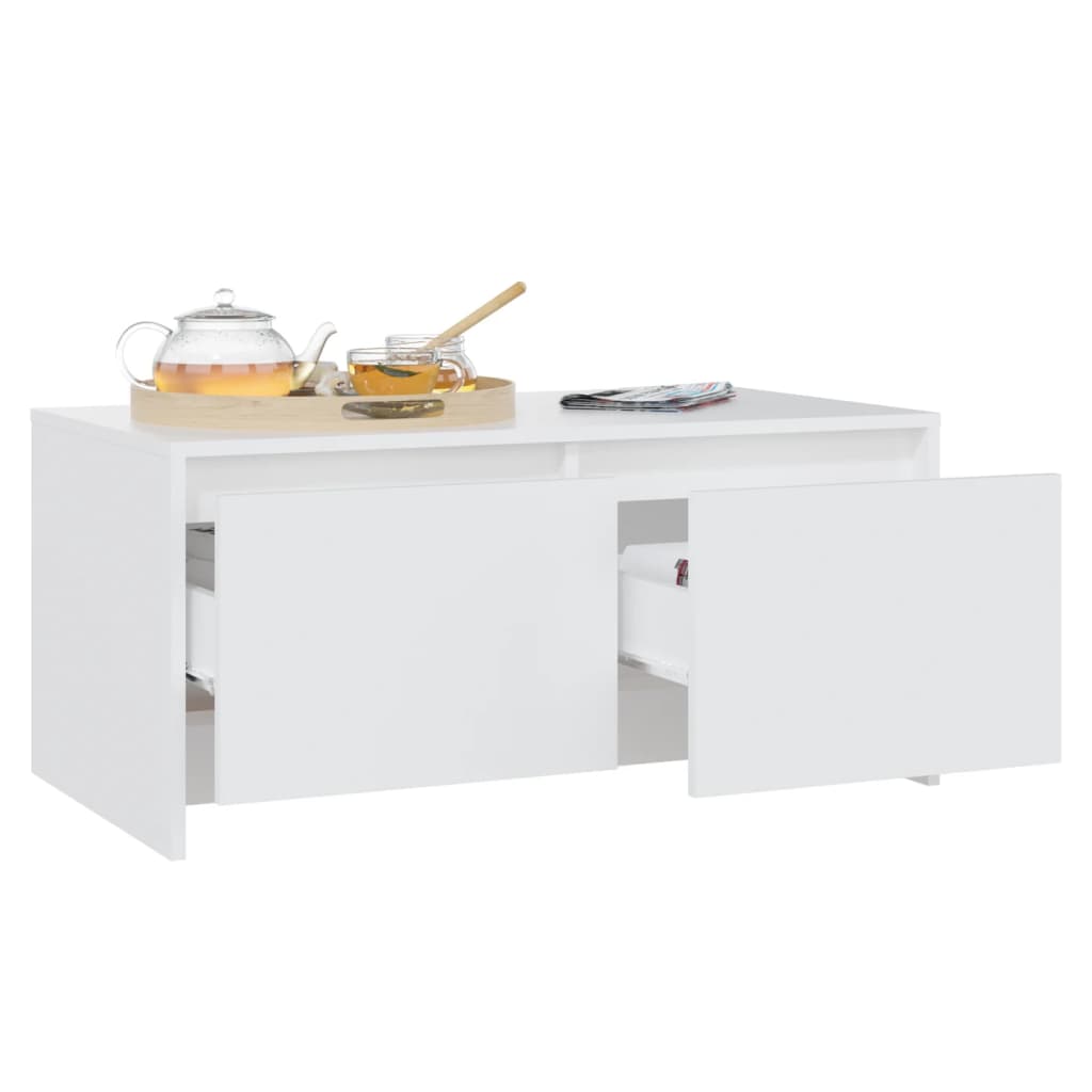 Soffbord Vit 90x50x41,5 cm