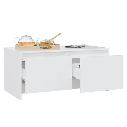 Soffbord Vit 90x50x41,5 cm