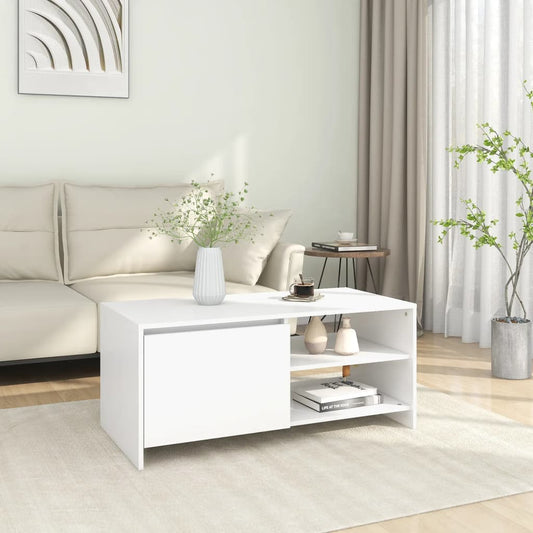 Soffbord Vit 102x50x45 cm