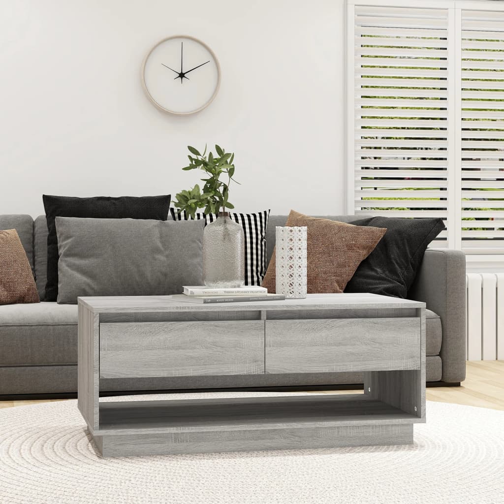 Soffbord Sonoma Grå ek 102,5x55x44 cm