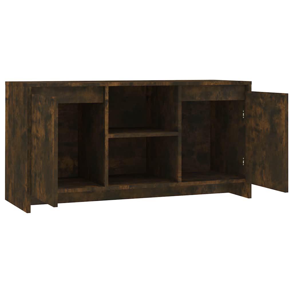 TV-Möbel Rökfärgad Ek TV-Bänk 102x37,5x52,5 cm