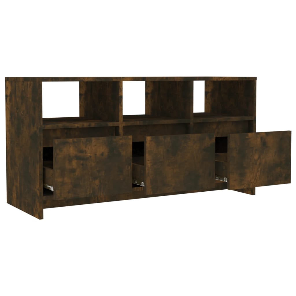 TV-Möbel Rökfärgad Ek TV-Bänk 102x37,5x52,5 cm