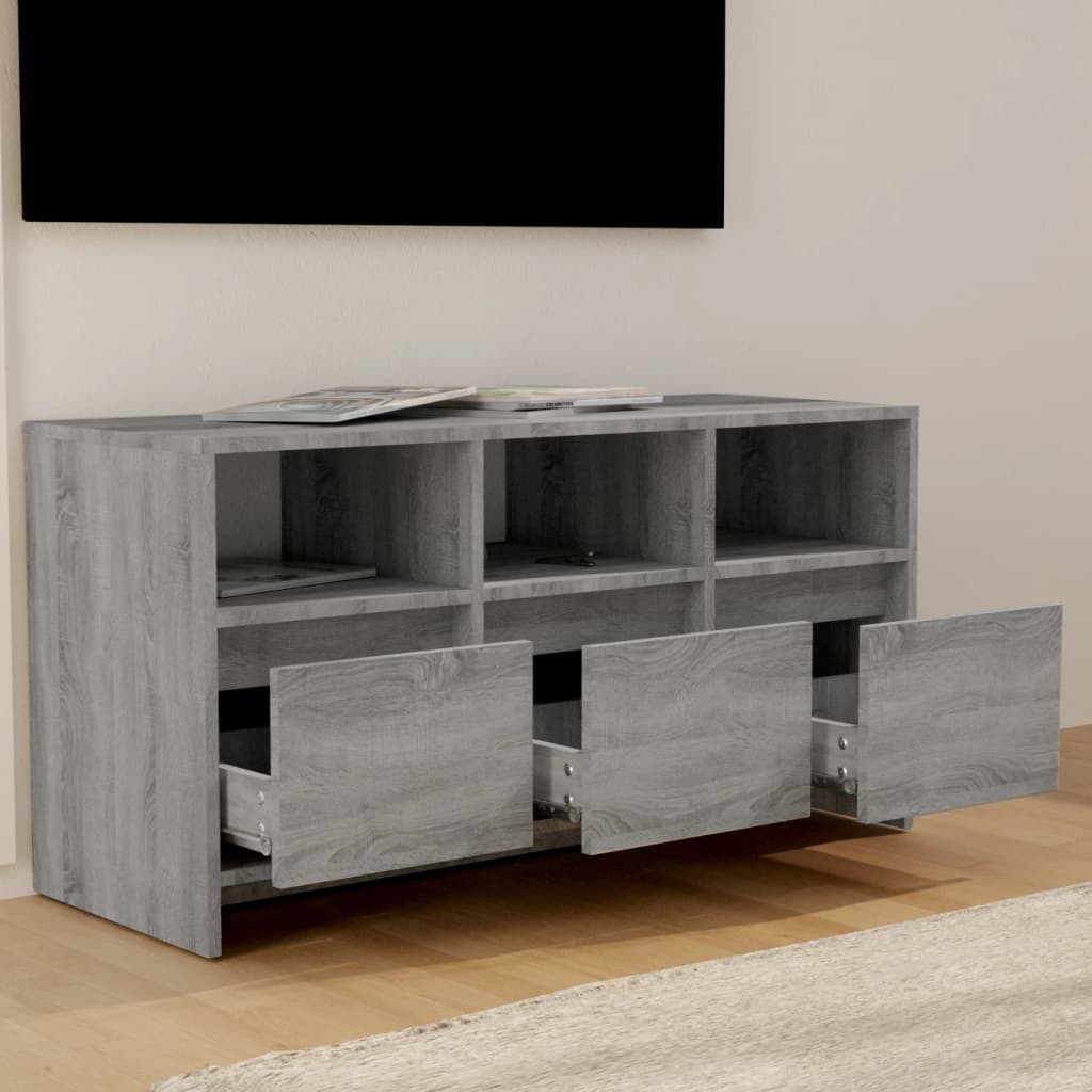 TV-Möbel Sonoma Grå TV-Bänk 102x37,5x52,5 cm
