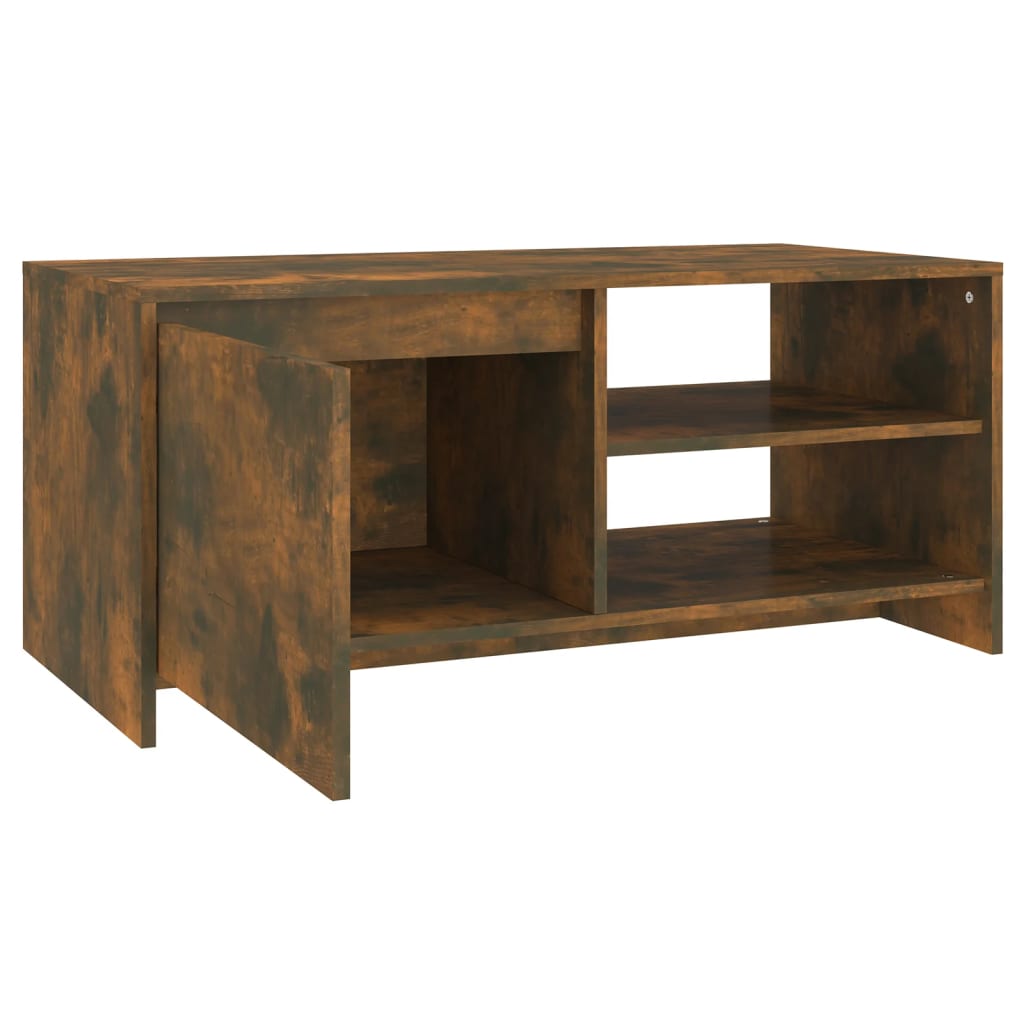 Soffbord Rökfärgad Ek 102x50x45 cm