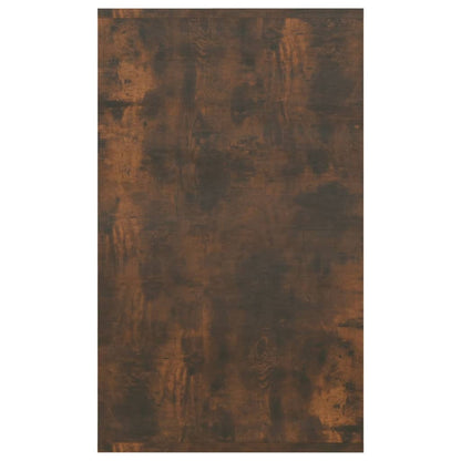 Skänk rökfärgad ek 120x41x75 cm konstruerat trä