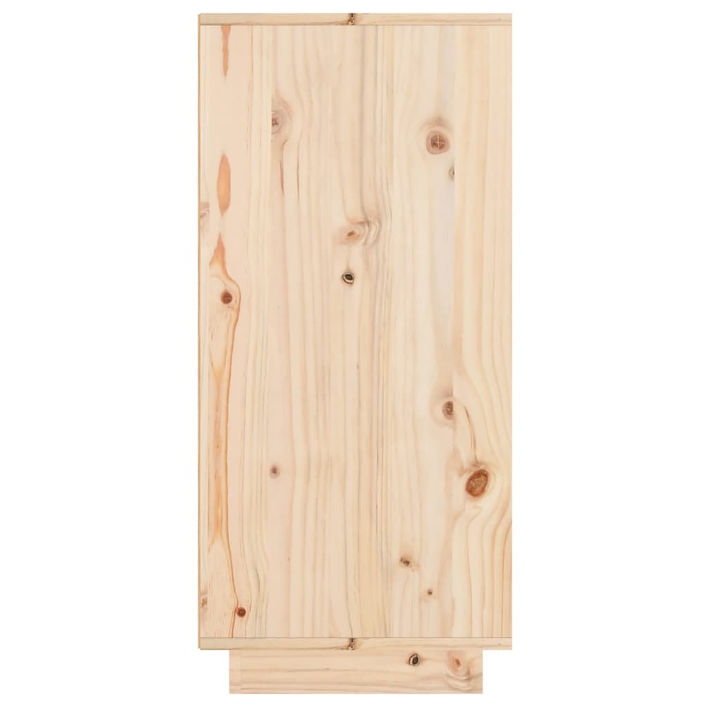Skänk Trä 60x34x75 cm massiv furu