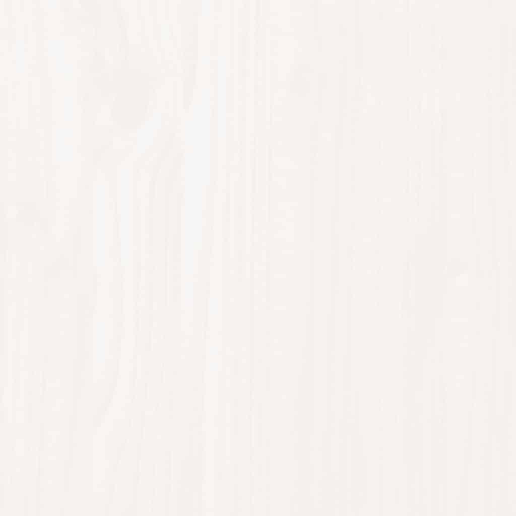 Skänk Vit 60x34x75 cm massiv furu