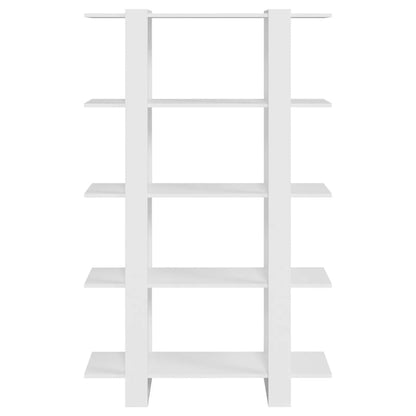 Bokhylla Vit Rumsavdelare 100x30x160 cm