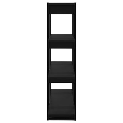 Bokhylla Svart 100x30x123,5 cm